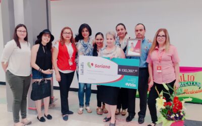 Recibimos donativo de los clientes de Soriana para apoyar a familias que luchan contra el cáncer