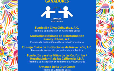 Fundación CIMA Chihuahua, A.C. recibirá Premio Compartir XXXI edición en la categoría de Institución de Asistencia Social