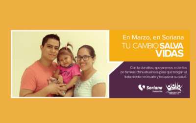 En marzo, donaciones de los clientes de Soriana se otorgarán a Fundación CIMA Chihuahua para apoyar tratamientos oncológicos